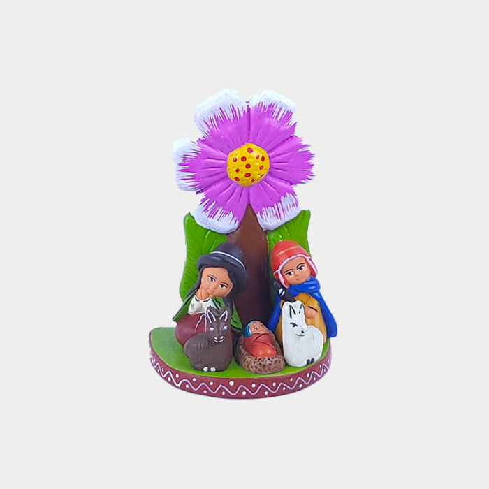 Presepe floreale andino - immagine 1